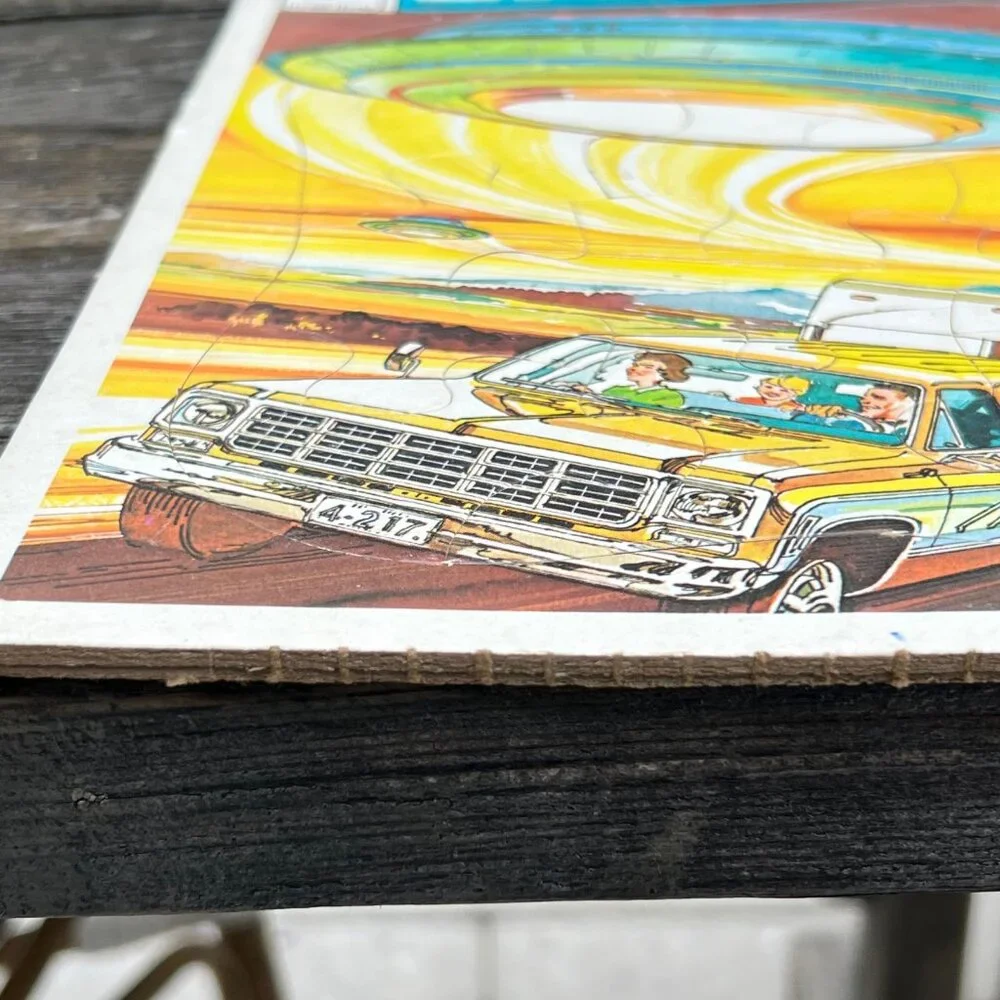 Vintage Whitman UFO Frame-Tray Puzzle Lot 1978 Complete Western Publishing